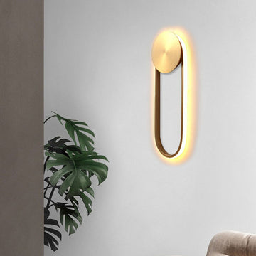 Applique murale LED en forme de U   Lumière chaude  Lumière douce Protection des yeux  Personnalisation créative    Anti-rayures